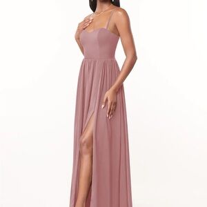Azazie Marilyssa Dusty Rose Bridesmaids Dress